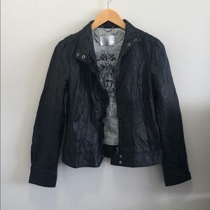 Guess small faux leather jacket